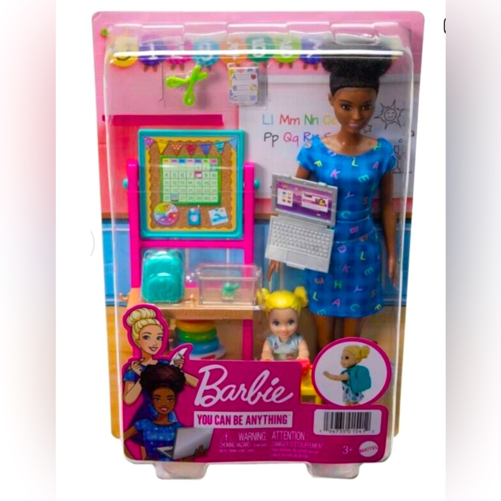 NEW IN BOX Barbie You Can Be Anything Preschool Teacher Doll